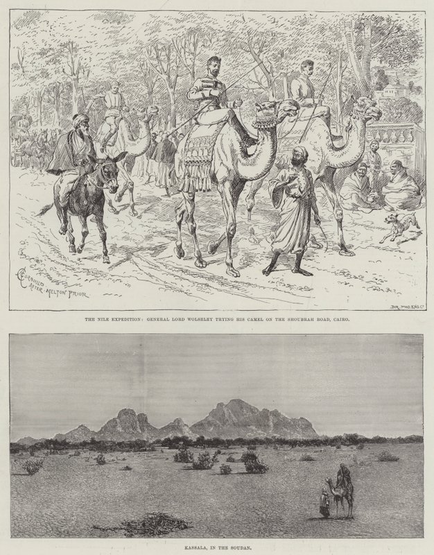 La expedición del Nilo de Alfred Courbould