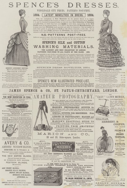 Página de anuncios de Alfred Crowquill