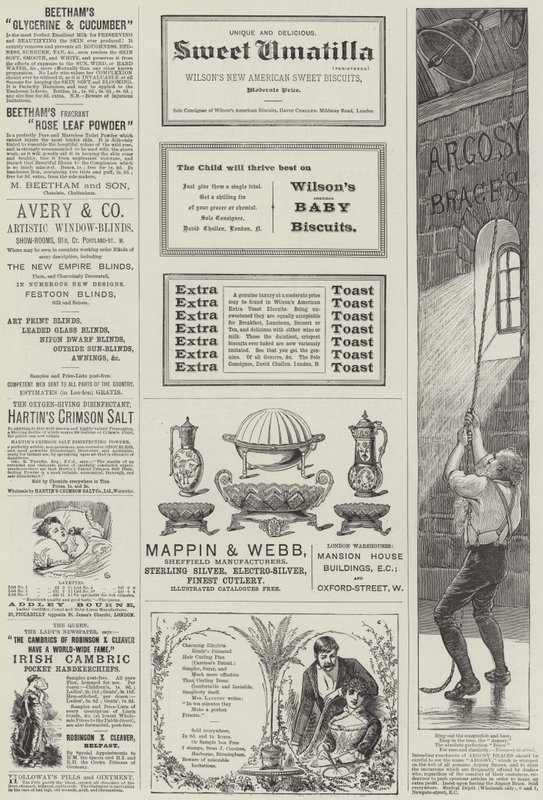 Página de Anuncios de Alfred Crowquill