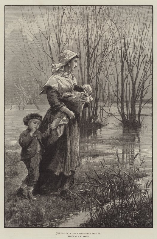 El Aumento de las Aguas de Alfred Edward Emslie