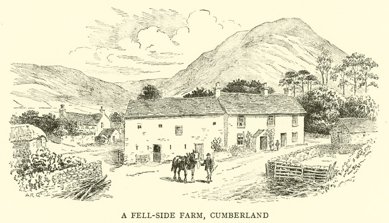 Una granja en la ladera, Cumberland de Alfred Robert Quinton