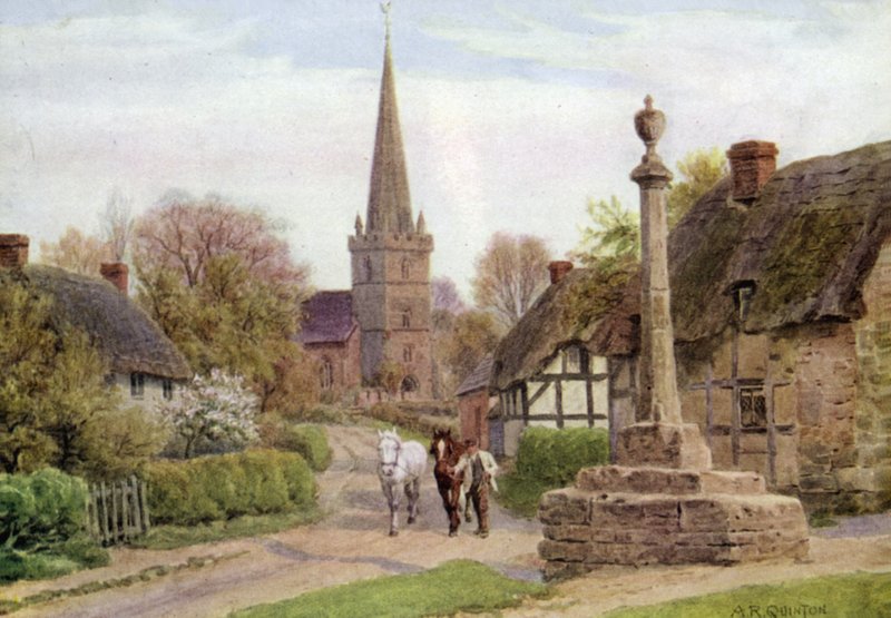 Childs Wickham, cerca de Evesham, Worcester de Alfred Robert Quinton