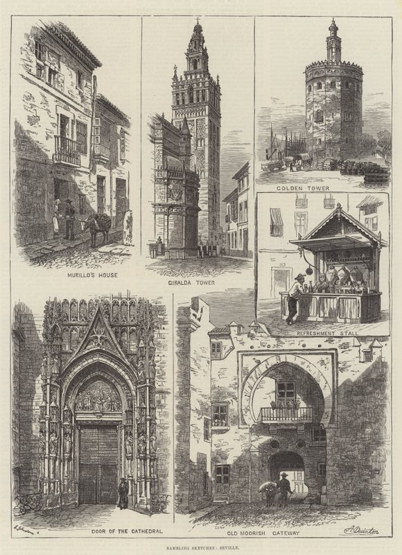 Bocetos ambulantes, Sevilla de Alfred Robert Quinton