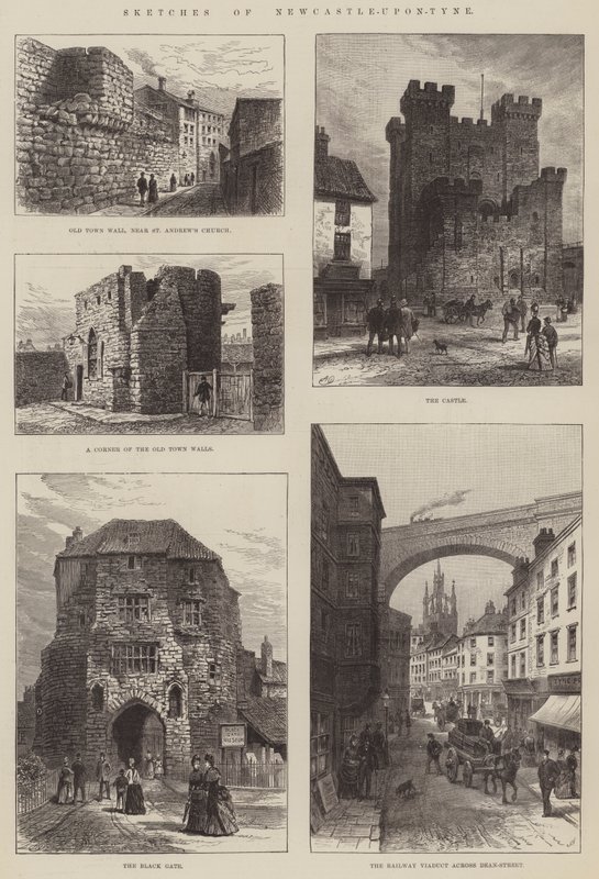 Bocetos de Newcastle-upon-Tyne de Alfred Robert Quinton