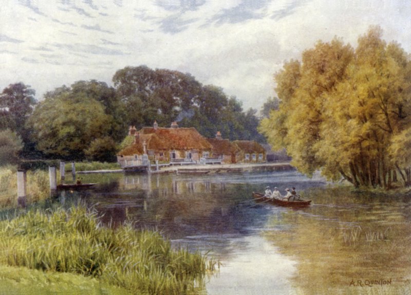 La posada del cisne, Pangbourne de Alfred Robert Quinton