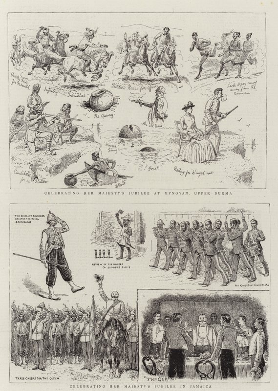 Celebrando el Jubileo de Su Majestad de Alfred Chantrey Corbould