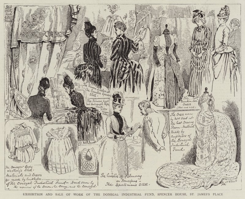 Exposición y Venta de Obras del Fondo Industrial de Donegal, Spencer House, St James