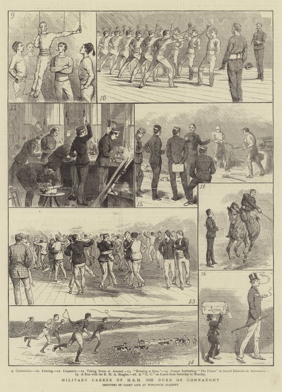 Carrera Militar de SAR el Duque de Connaught de Alfred Chantrey Corbould
