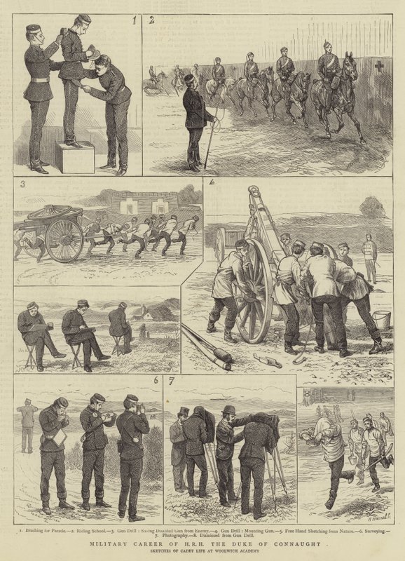 Carrera militar de SAR el Duque de Connaught de Alfred Chantrey Corbould