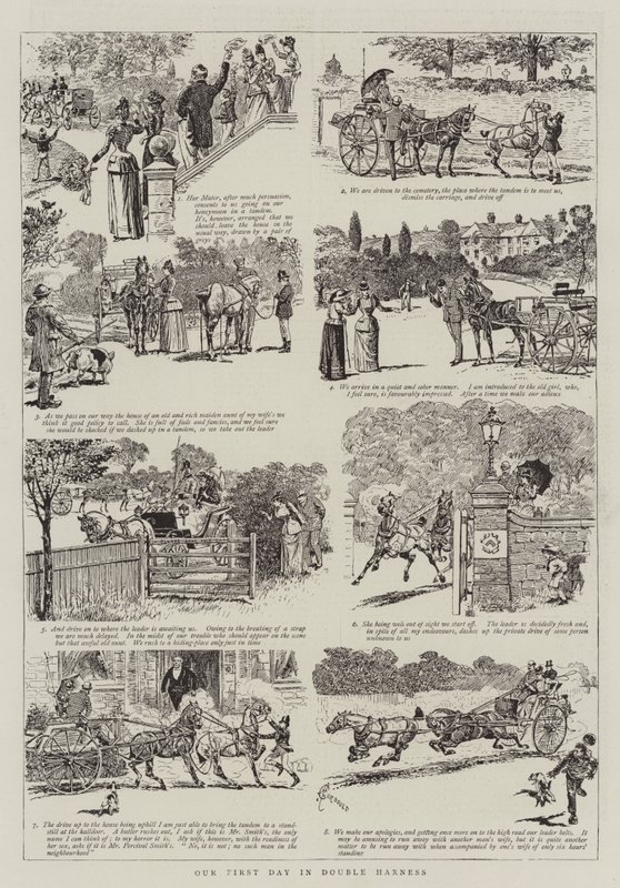 Nuestro primer día en doble arnés de Alfred Chantrey Corbould