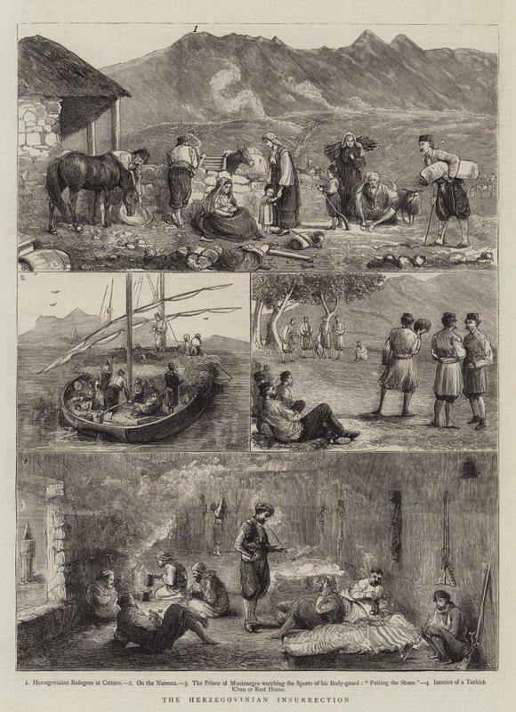 La Insurrección de Herzegovina de Alfred Chantrey Corbould