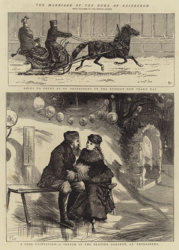 El matrimonio del duque de Edimburgo de Alfred Chantrey Corbould
