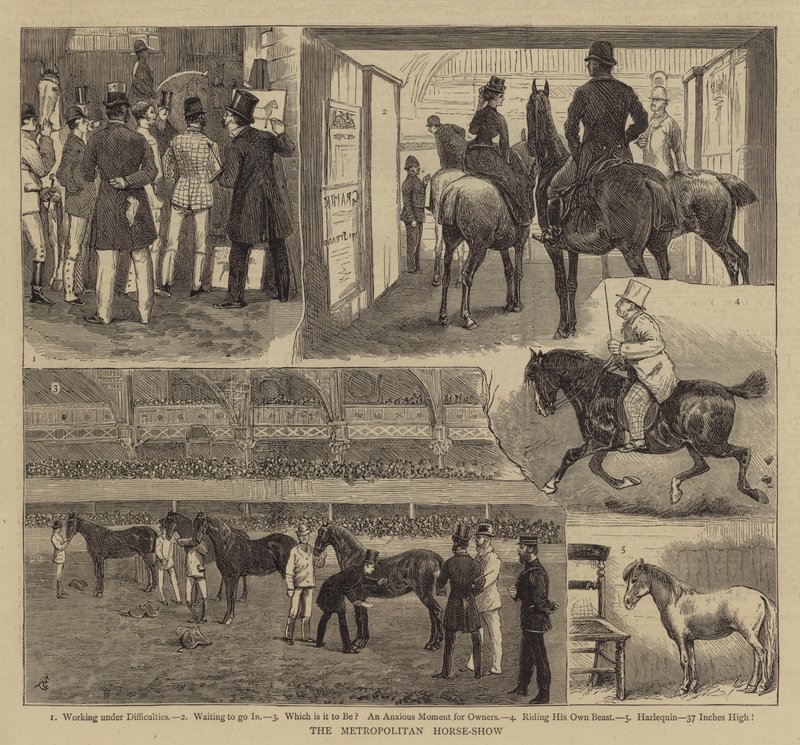 El espectáculo ecuestre metropolitano de Alfred Chantrey Corbould