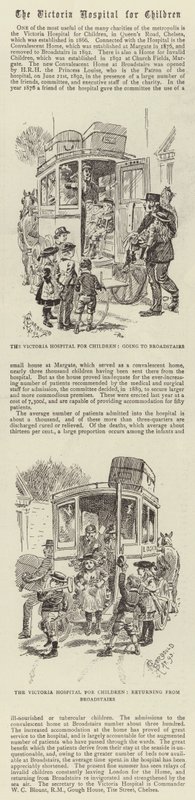 El Hospital Victoria para Niños de Alfred Chantrey Corbould