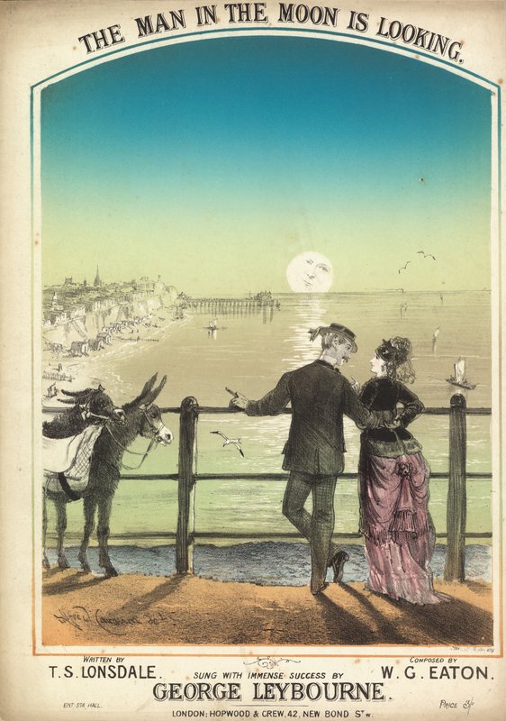 El hombre en la luna está mirando de Alfred Concanen