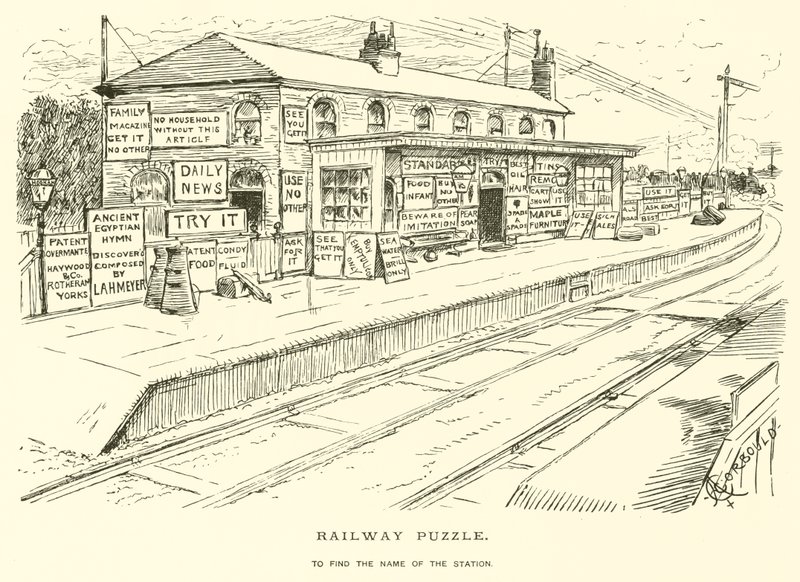 Rompecabezas ferroviario de Alfred Courbould