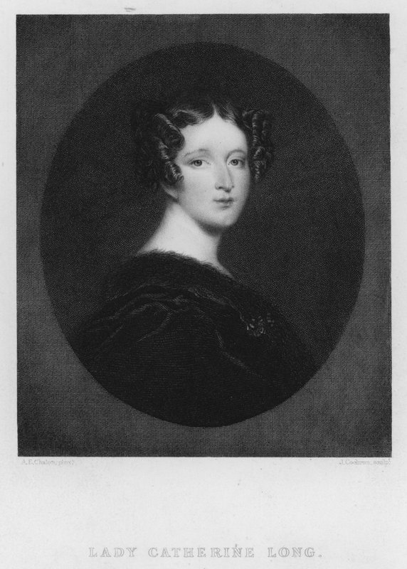 Lady Catherine Long (grabado) de Alfred Edward (after) Chalon
