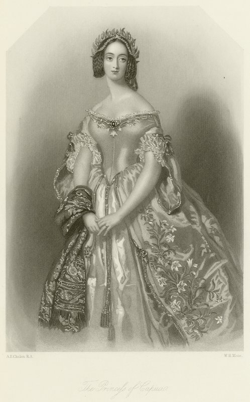 La princesa de Capua de Alfred Edward Chalon