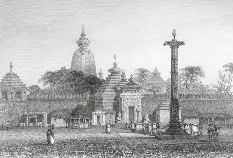 Templo de Juggernaut (grabado) de Alfred Gomersal Vickers