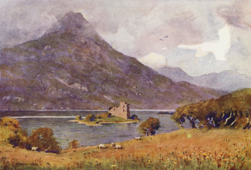 Castillo de Ballynahinch, Connemara de Alfred Heaton Cooper