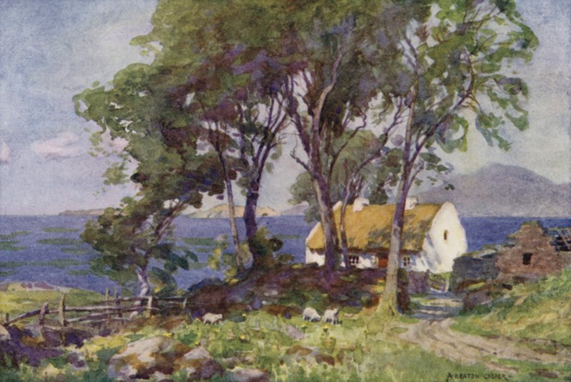 Cabaña junto al Mar, Renvyle de Alfred Heaton Cooper