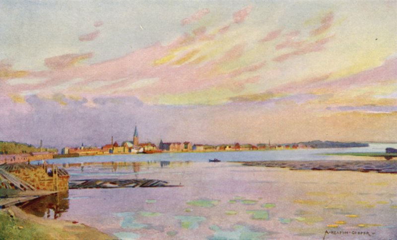 Lulea, Laponia, el puerto de exportación de mineral de hierro de Alfred Heaton Cooper