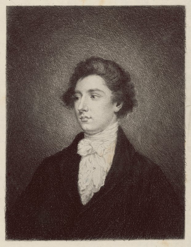 William Beckford, novelista inglés (aguafuerte) de Alfred Holst Tourrier