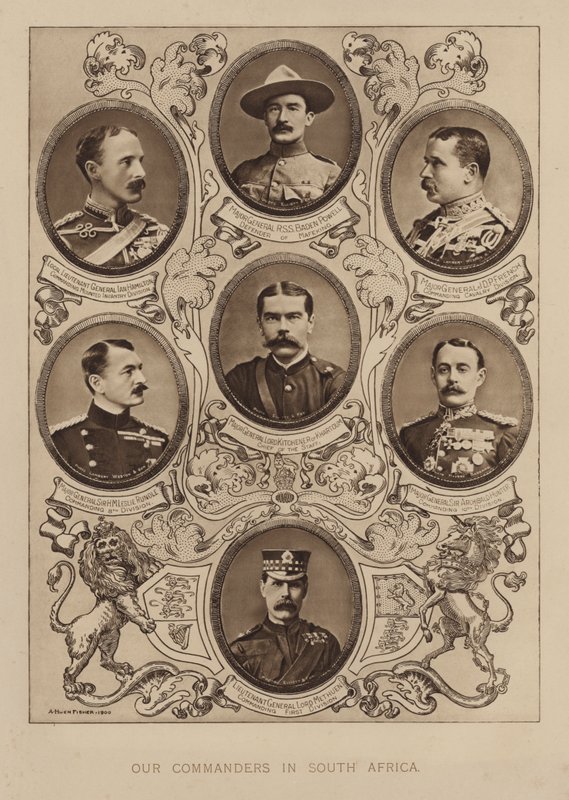 Comandantes del ejército británico en Sudáfrica durante la Guerra de los Bóeres de Alfred Hugh Fisher