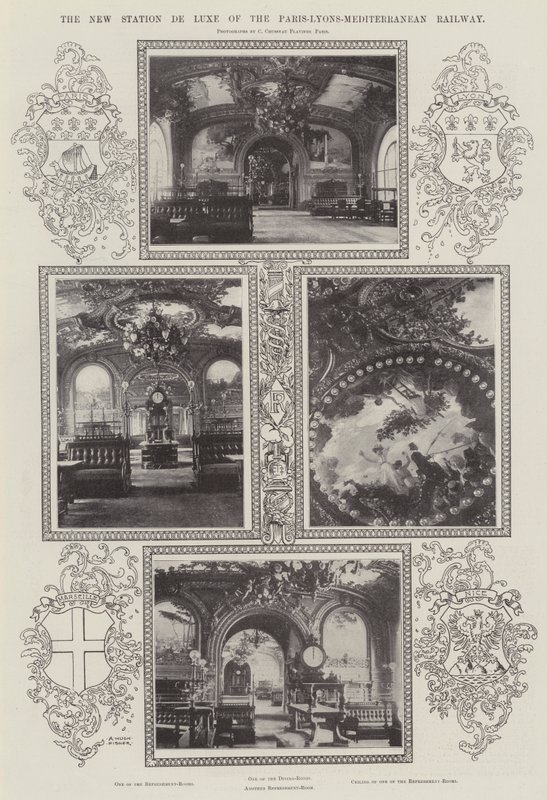 La Nueva Estación De Luxe del Ferrocarril París-Lyon-Mediterráneo de Alfred Hugh Fisher
