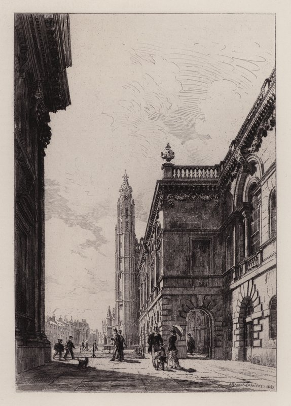 Cambridge: La Casa del Senado y la Biblioteca Universitaria de Alfred Louis Brunet Debaines