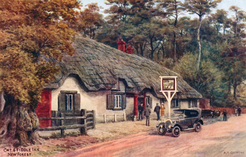 Posada del Gato y el Violín, New Forest de Alfred Robert Quinton