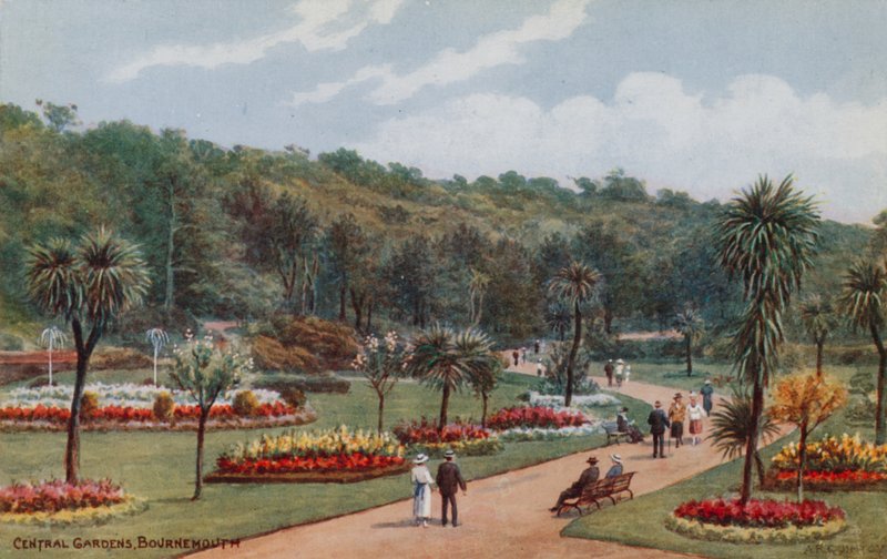 Jardines Centrales, Bournemouth de Alfred Robert Quinton