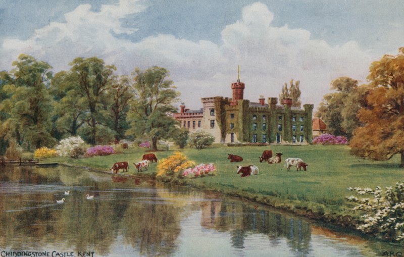 Castillo de Chiddingstone, Kent de Alfred Robert Quinton