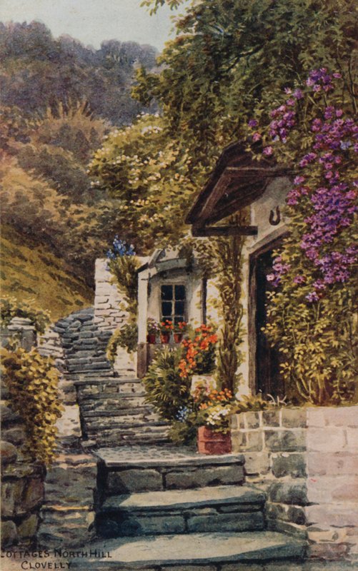 Cabañas, North Hill, Clovelly de Alfred Robert Quinton