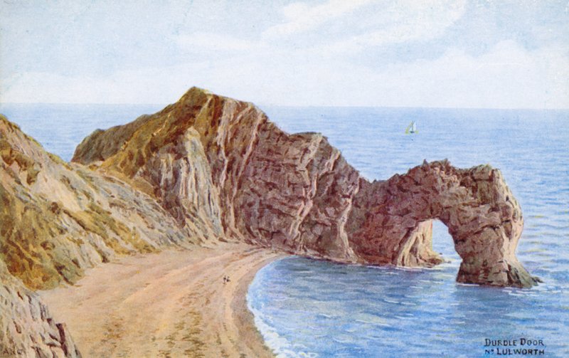 Durdle Door, cerca de Lulworth de Alfred Robert Quinton