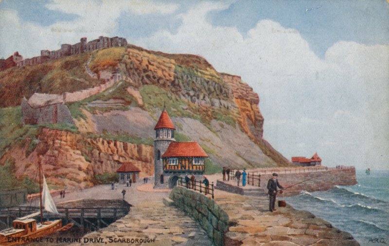 Entrada a Marine Drive, Scarborough de Alfred Robert Quinton