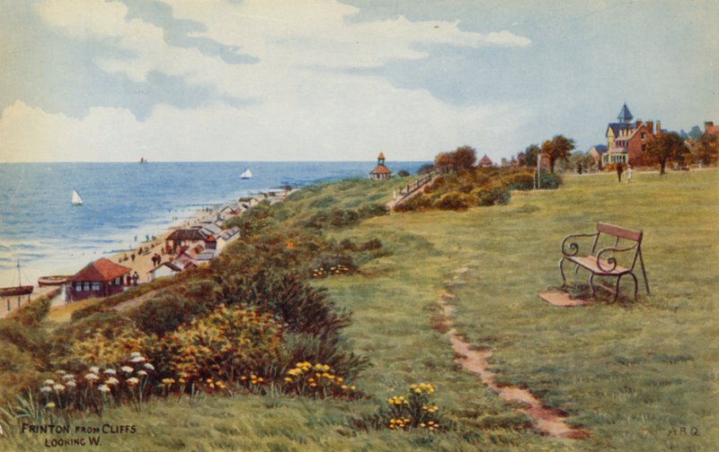 Frinton desde los acantilados, mirando al oeste de Alfred Robert Quinton