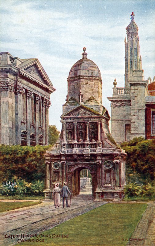 Puerta de Honor, Caius College, Cambridge de Alfred Robert Quinton