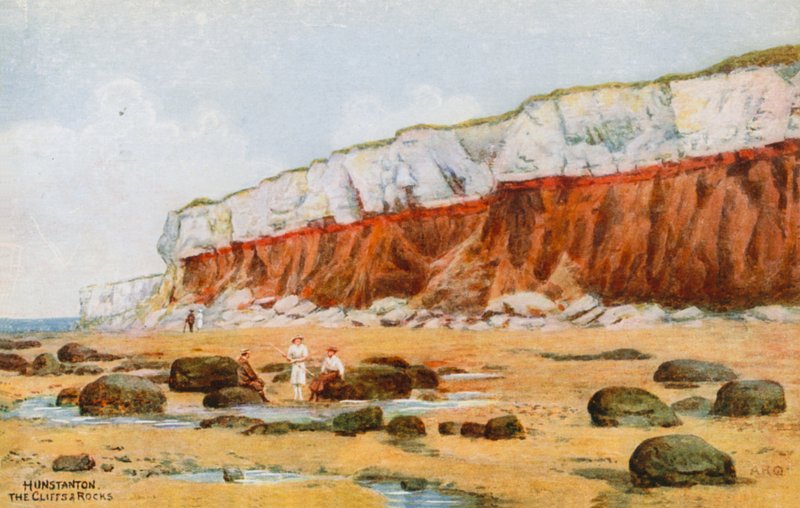 Hunstanton, Los Acantilados y Rocas de Alfred Robert Quinton