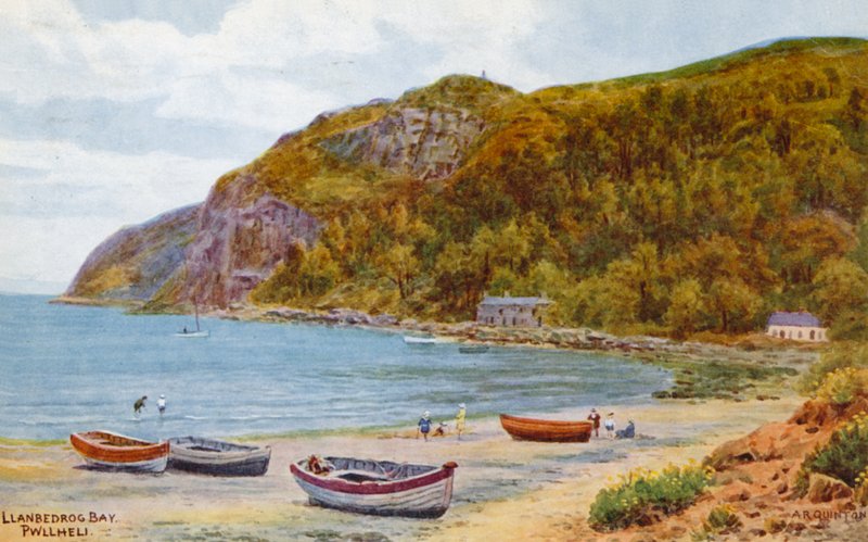 Bahía de Llanbedrog, Pwllheli de Alfred Robert Quinton