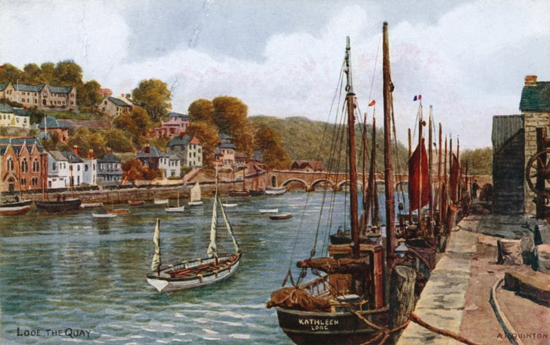 Looe, El Muelle de Alfred Robert Quinton