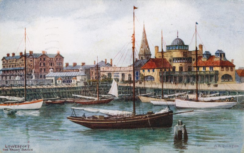 Lowestoft, la cuenca del yate de Alfred Robert Quinton