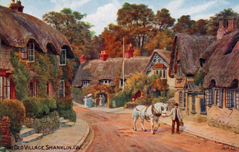 Viejo Pueblo, Shanklin, Isla de Wight de Alfred Robert Quinton