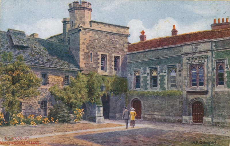 Patio Exterior, Colegio Winchester de Alfred Robert Quinton