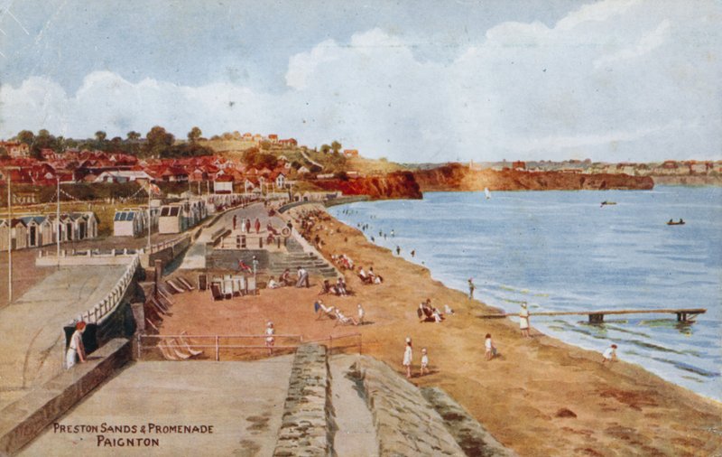Preston Sands y Paseo Marítimo, Paignton de Alfred Robert Quinton