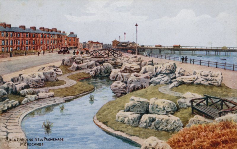 Jardines de roca, Nuevo Paseo Marítimo, Morecambe de Alfred Robert Quinton