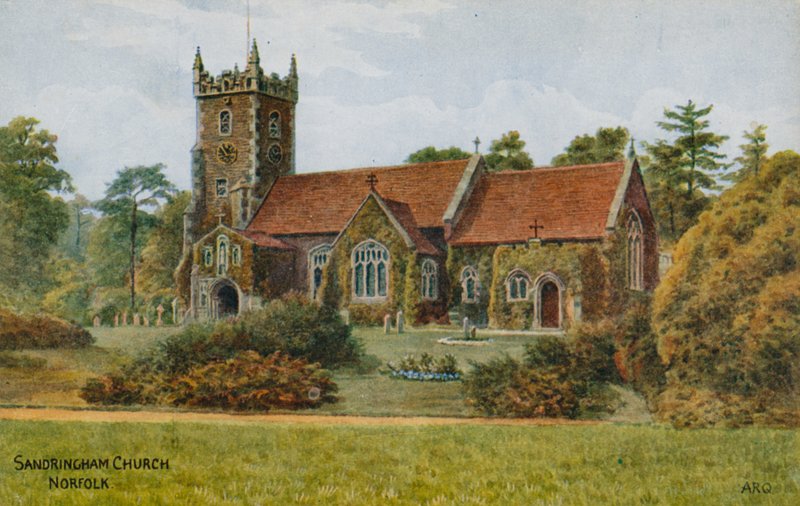 Iglesia de Sandringham, Norfolk de Alfred Robert Quinton