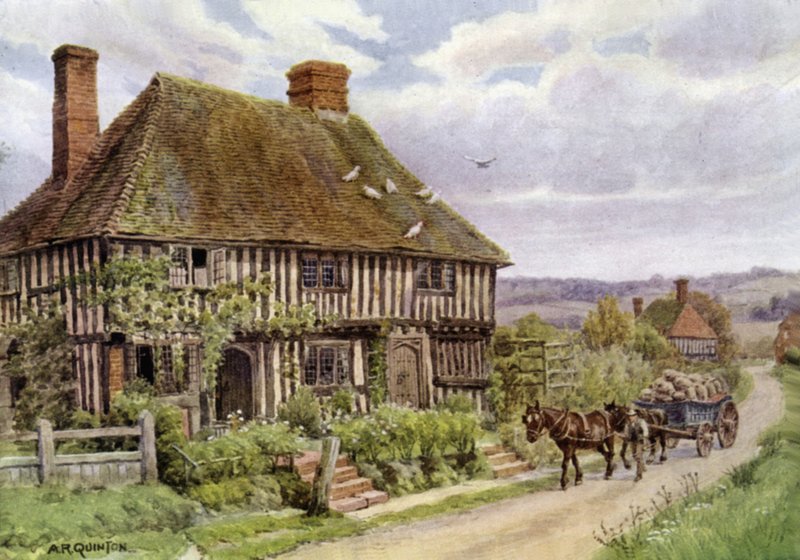 Small Hythe, cerca de Tenterden, Kent de Alfred Robert Quinton