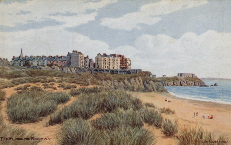 Tenby, desde The Burrows de Alfred Robert Quinton