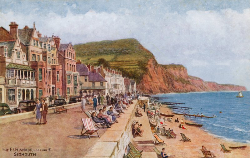 La explanada, mirando al este, Sidmouth de Alfred Robert Quinton